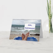 AHHHH, PENSIONERING=GOED VOOR ONS! KAART (Voorkant)