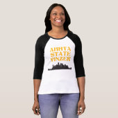 Ahhta State Yinzer Women's Baseball T-shirt (Voorkant volledig)
