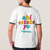 Ahí Estaba Yo – Huarache Hippie Art Tee T-shirt (Achterkant)