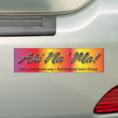 Ahi Na' Ma - Liefde voor Salsa Bumpersticker (Op auto)
