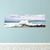 Ahihi Cove Triple Canvas Panorama Afdruk (Insitu (Houten vloer))