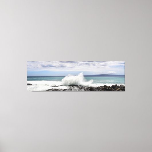 Ahihi Cove Triple Canvas Panorama Afdruk (Voorkant)