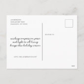 Ahimsa Feestdagenkaart (Achterkant)