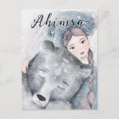 Ahimsa Feestdagenkaart (Voorkant)