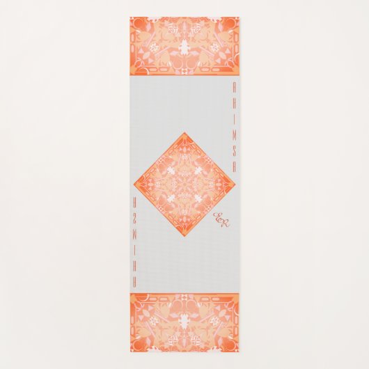 Ahimsa gepersonaliseerd yogamat (Voorkant)