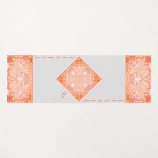 Ahimsa gepersonaliseerd yogamat (Voorkant (horizontaal))