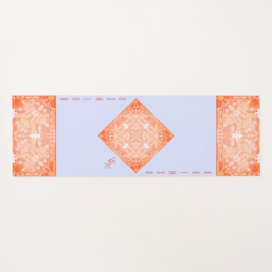 Ahimsa gepersonaliseerd yogamat (Achterkant (horizontaal))