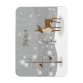 Ahimsa Holiday Reindeer Magneet (Verticaal)