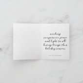 Ahimsa-kerstfeestkaart Feestdagen Kaart (Binnen)