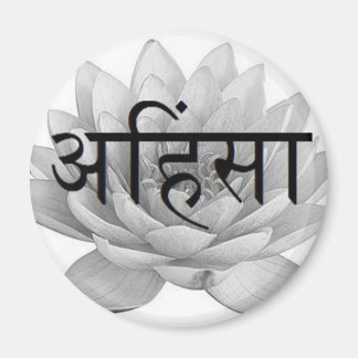 Ahimsa Lotus Flower Magneet