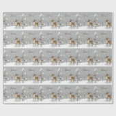 Ahimsa Reindeer Cadeaupapier (Vlak)