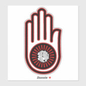 Ahimsa Sticker (Vel)
