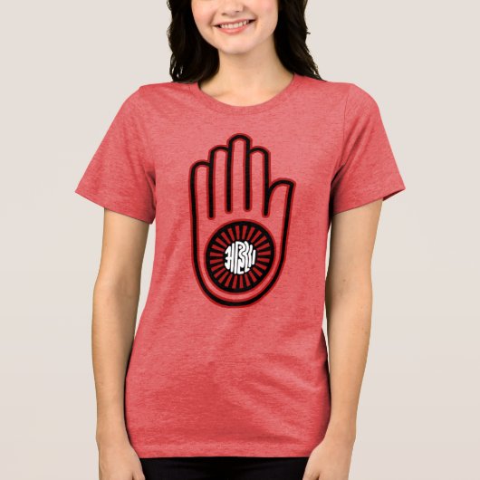 Ahimsa Tri-Blend Shirt (Voorkant)