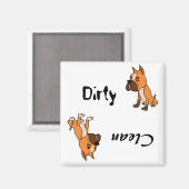 AHL- Dirty Paws Boxer Magnet (Voorkant / Achterkant)