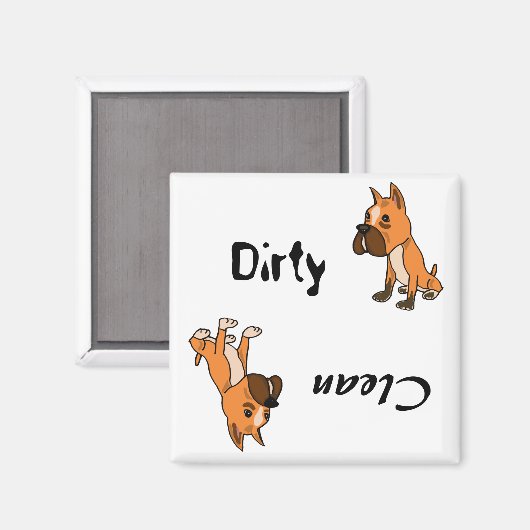 AHL- Dirty Paws Boxer Magnet (Voorkant / Achterkant)