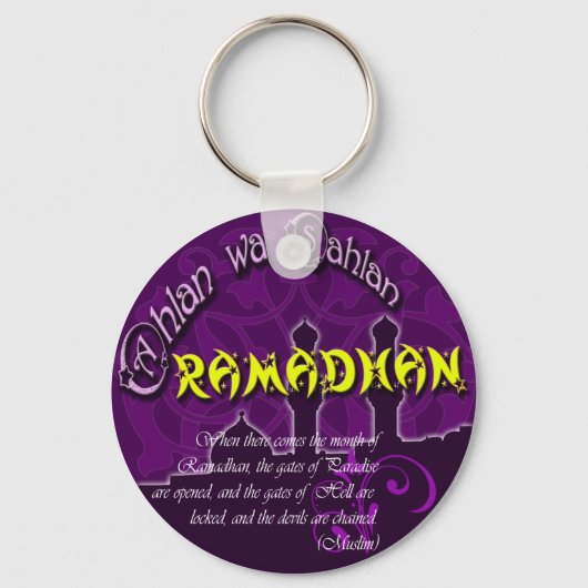 Ahlan Wa Sahlan Ramadhan Sleutelhanger (Voorkant)