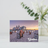 Ahlbeck Pier, Usedom, Duitsland Briefkaart (Staand voorkant)