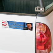 Ahmadinejad-existentie Bumpersticker (Op Truck)