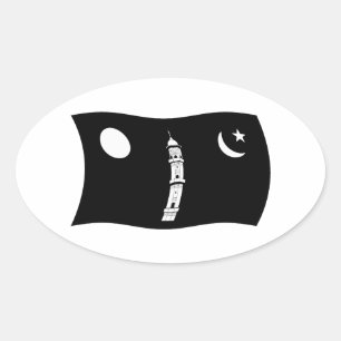 Ahmadiyya Beweging Vlag Sticker