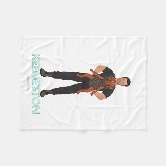 Ahmed and Nemi  Fleece Deken (Voorkant (Horizontaal))