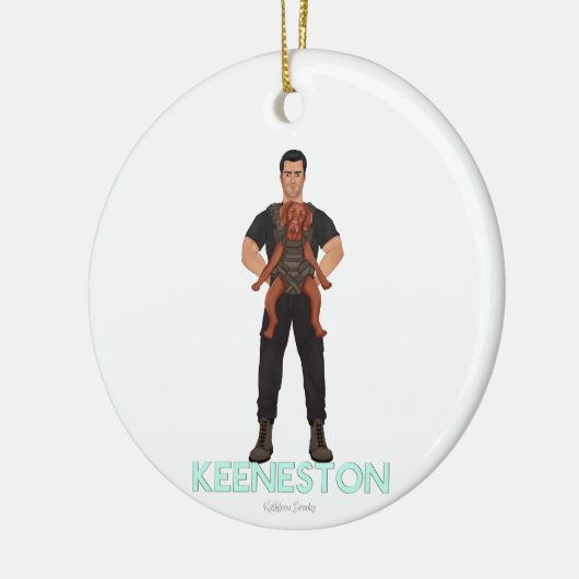 Ahmed and Nemi  Keramisch Ornament (Links)