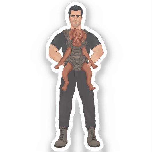 Ahmed and Nemi  Sticker (Voorkant)