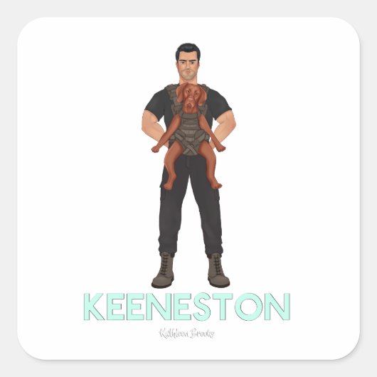 Ahmed and Nemi  Vierkante Sticker (Voorkant)