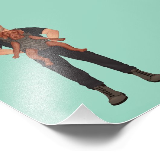 Ahmed and Nemi wall art Foto Afdruk (Hoek)