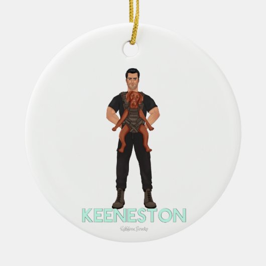 Ahmed en Nemi  Keramisch Ornament (Voorkant)