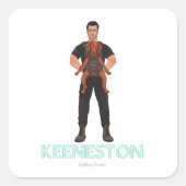 Ahmed en Nemi Vierkante Sticker (Voorkant)