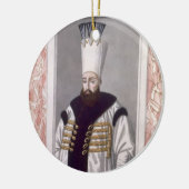 Ahmed III (1673-1736) Sultan 1703-30, uit 'A Seri' Keramisch Ornament (Links)