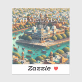 Ahmedabad India 3 inch Vinyl Sticker