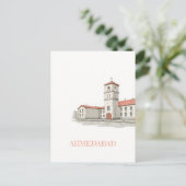 Ahmedabad India Travel Briefkaart (Staand voorkant)