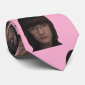 Ahmet Hands Beautiful Pink Tie For Love Stropdas (Opgerold)