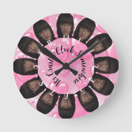 Ahmet Hands It's Crust O Clock Somewhere LOL Clock Ronde Klok