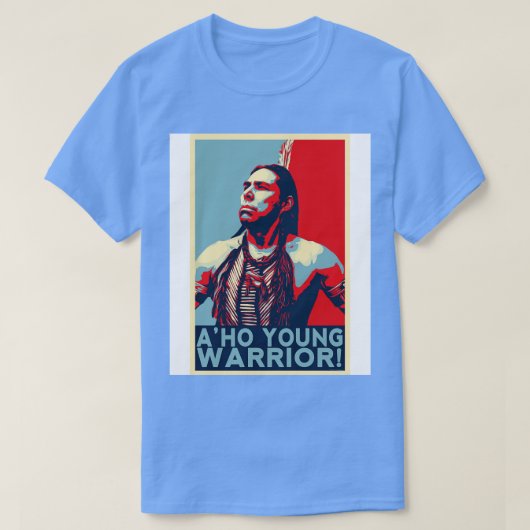 Aho Young Warrior Rez Dogs van CH3Media Baby Bodys T-shirt (Design voorkant)