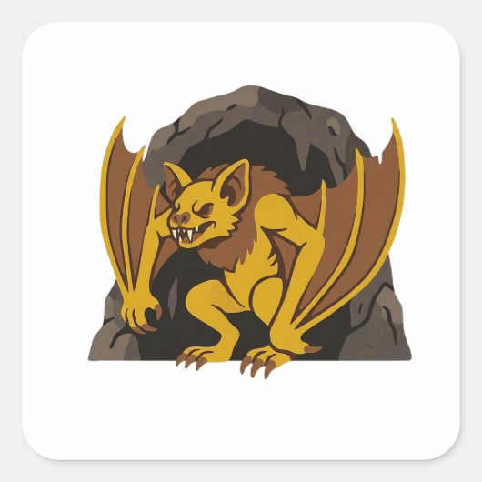 Ahool Vierkante Sticker (Voorkant)