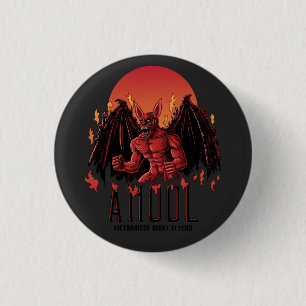 Ahool Vietight Flyers Cryptid Ronde Button 3,2 Cm