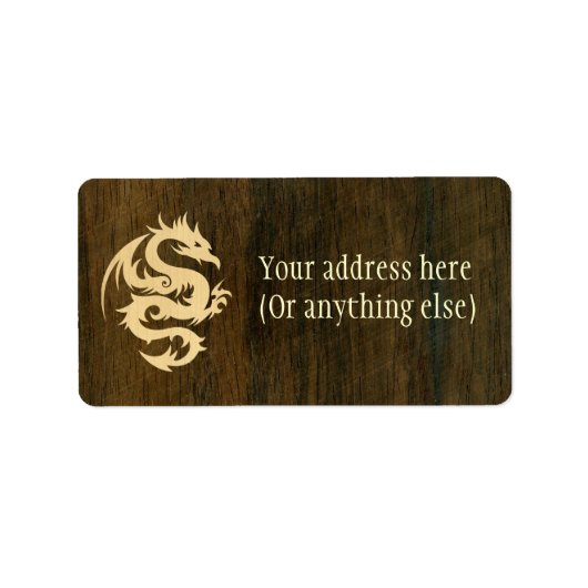 ahorndraak etiket (Voorkant)