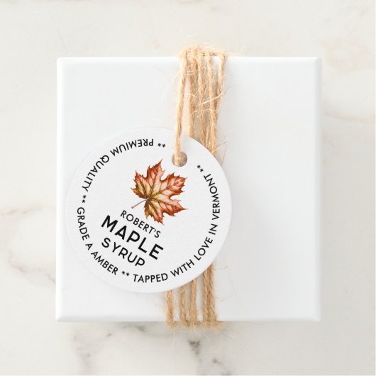  ahornsiroop label (In situ)