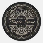  ahornsiroop label (Voorkant)