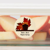 Ahornstroop Etiket voor voedsel Labels (Aangebracht)