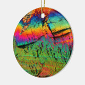 ahornstroop onder een microscoop keramisch ornament (Links)