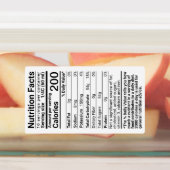 Ahornstroop Voedingsfeiten Waterdichte etiketten Labels (Aangebracht)