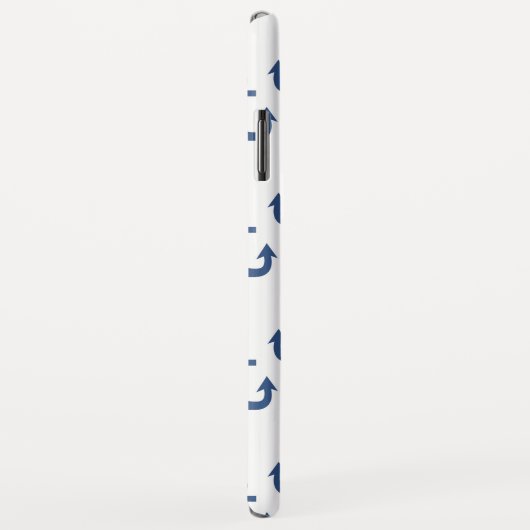 Ahoy Anchor patroon. Case-Mate iPhone Case (Achterkant/rechts)