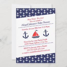 Ahoy Ankers Baby Shower - Uitnodiging