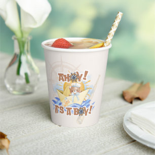 Ahoy! Baby Boy Shower Papieren Bekers