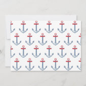 Ahoy Baby Jongen Geboorte Aankondiging (Achterkant)