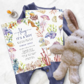 Ahoy Baby shower Invitation Kaart