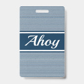 Ahoy Badge (Achterkant)